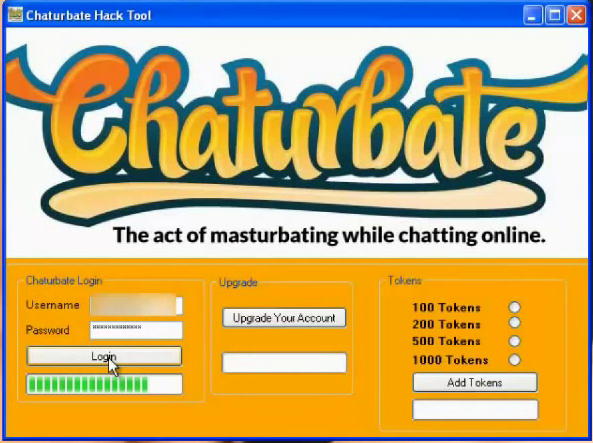 Chaturbate account password